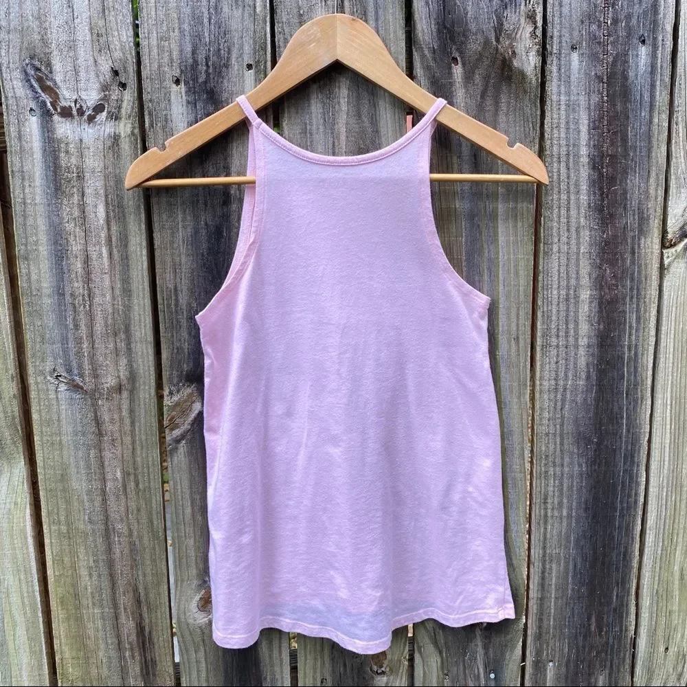 Girl’s Pink LOVE Sequin Sleeveless Top Sz  L 10/12